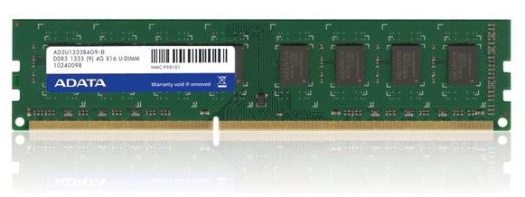 ADATA 4GB DDR3 PC1333 U-DIMM