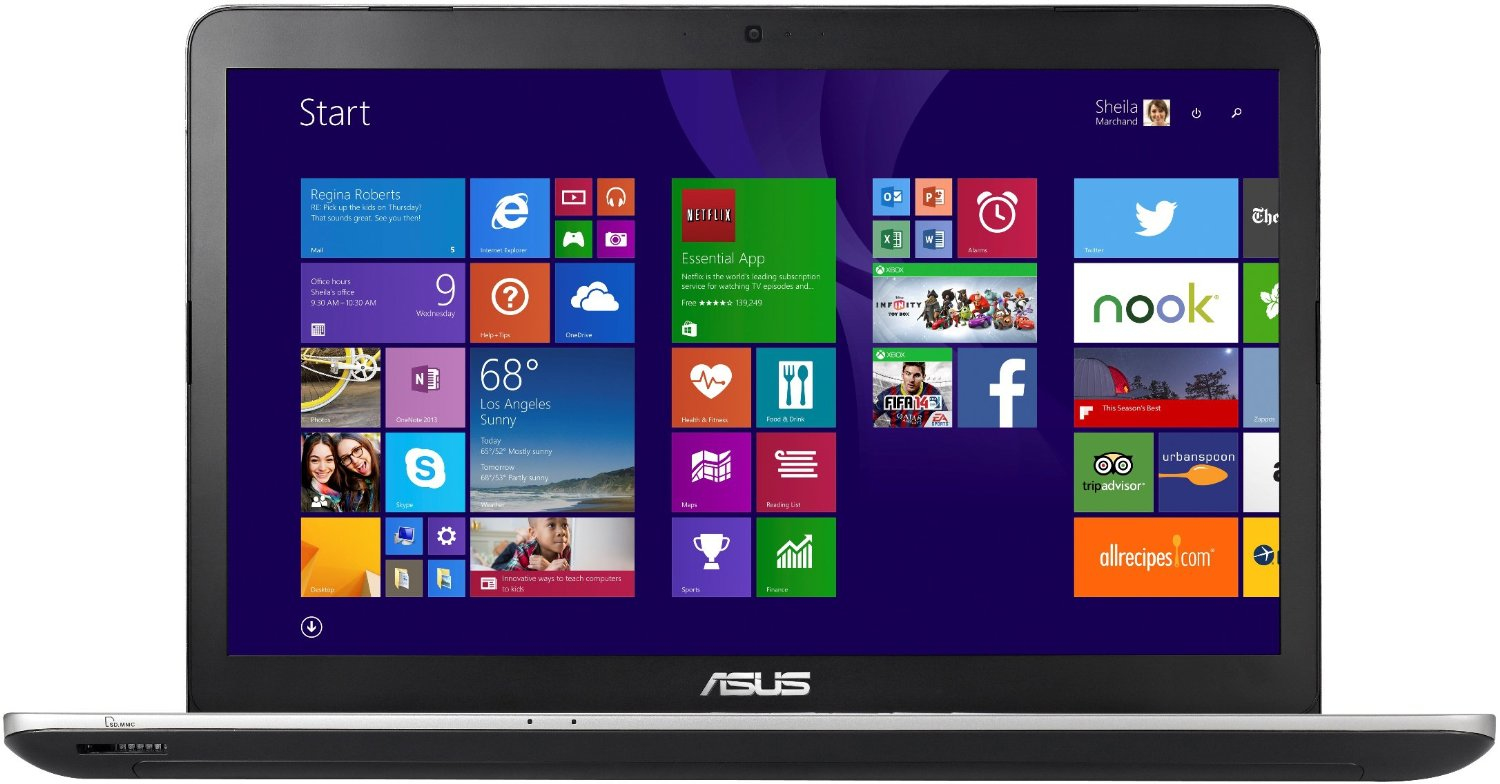 ASUS N751JX-T3142H laptop Intel® Core™ i7 i7-4720HQ