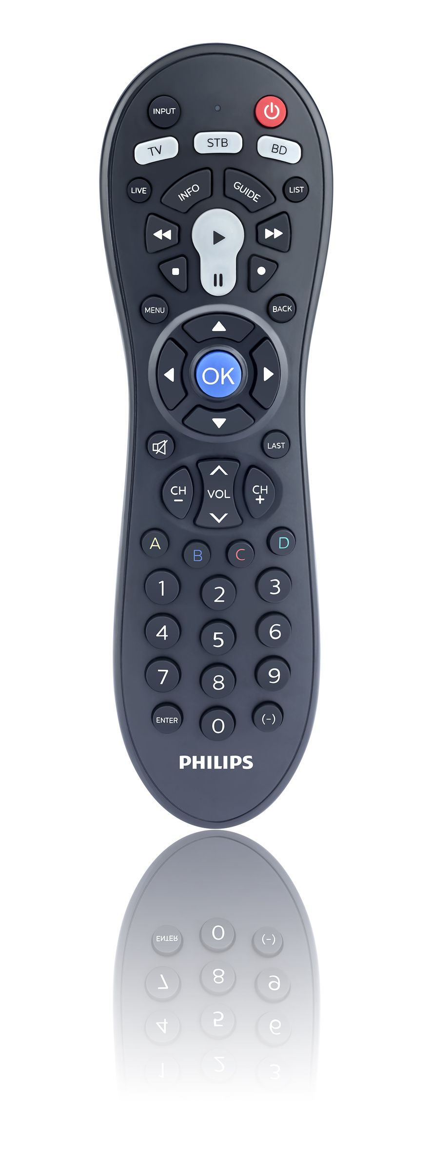 Philips Perfect replacement SRP2013A/27 remote control IR Wireless Audio, DVD/Blu-ray, TV Press buttons – image 2