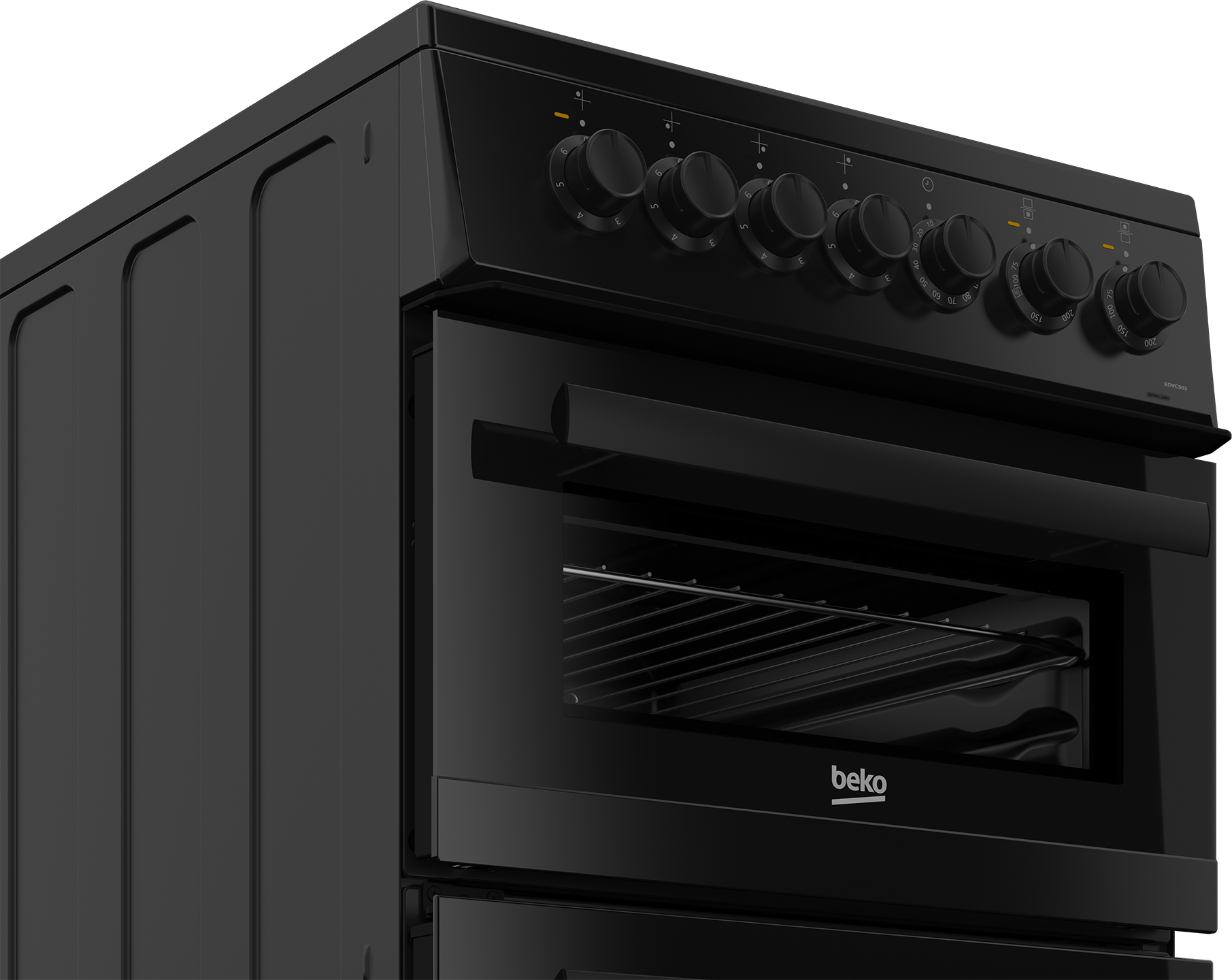 Beko EDVC503B 50cm Double Oven Electric Cooker – image 5