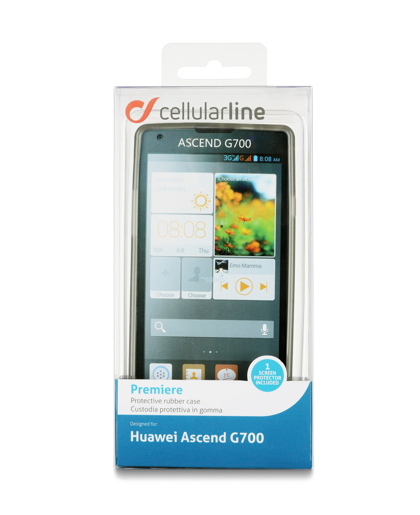Cellularline Premiere Ascend G700- Transparent