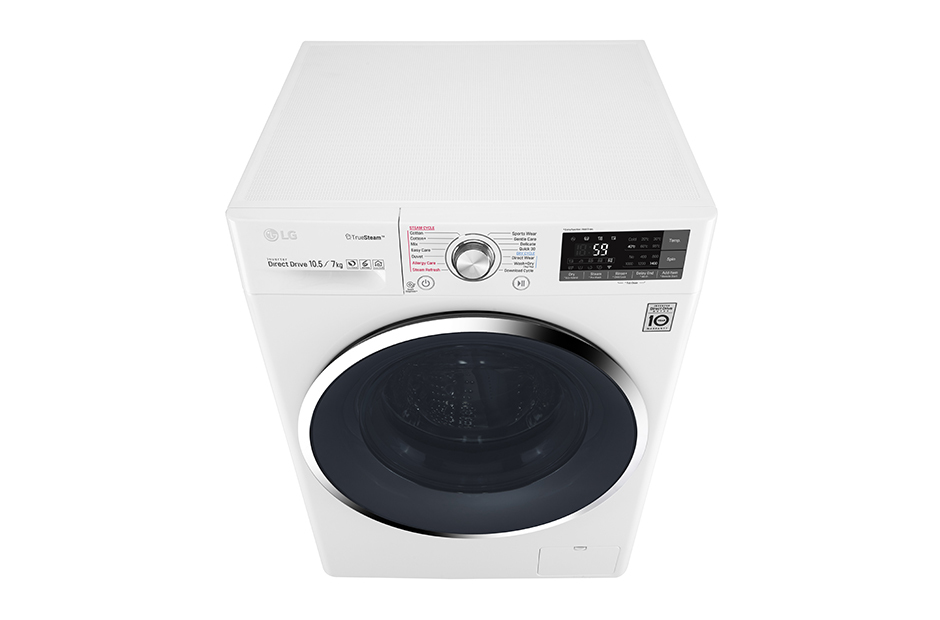 LG F14WD96TH2 washer dryer Freestanding Front-load Black, White – image 5
