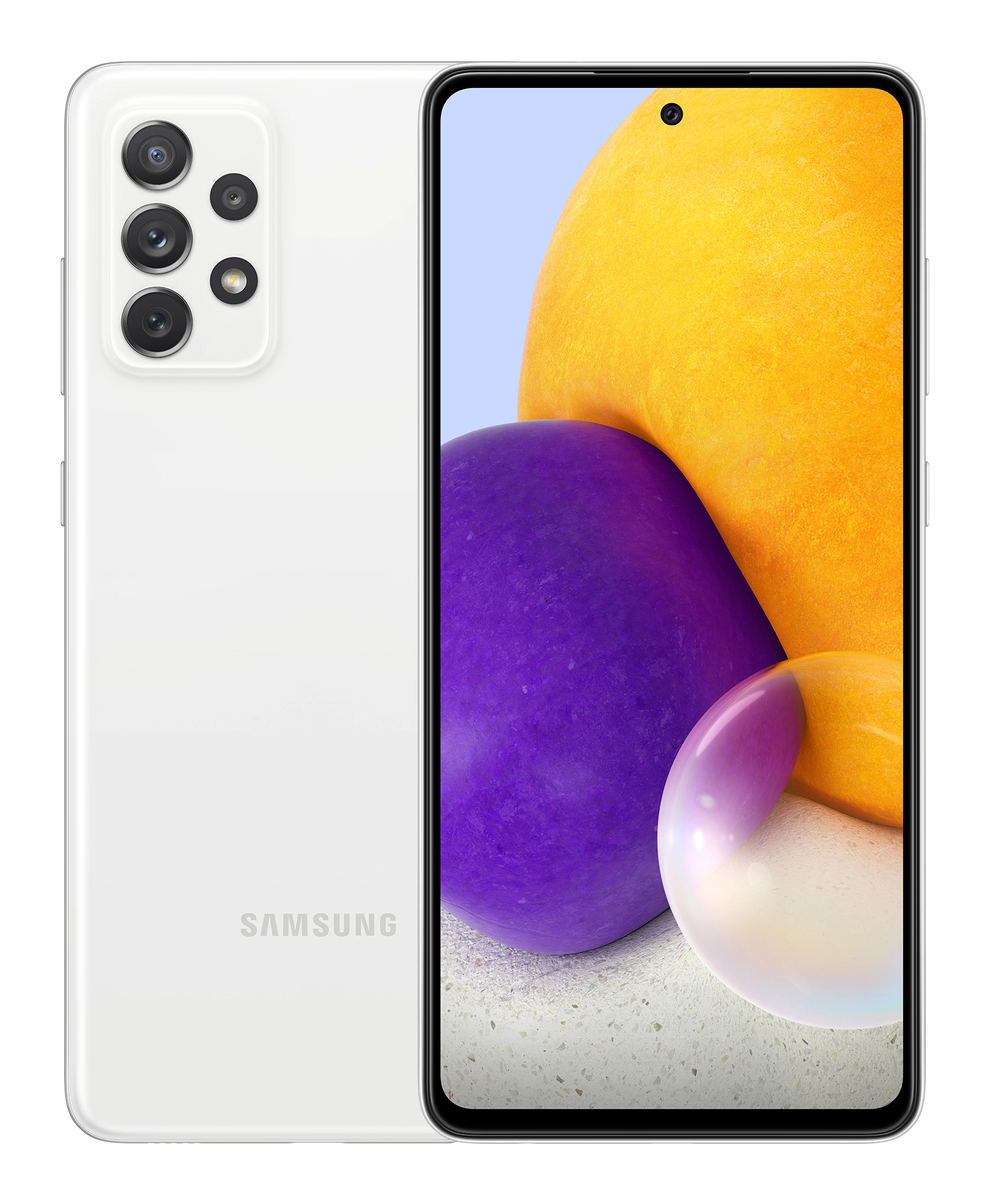 Samsung Galaxy A72 4G SM-A725FZWDEUE smartphone 17 cm (6.7") Dual SIM Android 11 USB Type-C 6 GB 128 GB 5000 mAh White – image 1