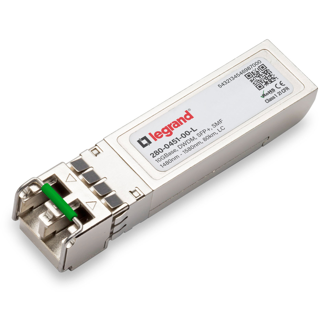 Legrand 280-0451-00-L network transceiver module Fiber optic 10000 Mbit/s SFP+