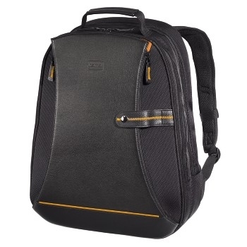 Hama Notebook Rucksack "Dublin", 15.4", black/orange