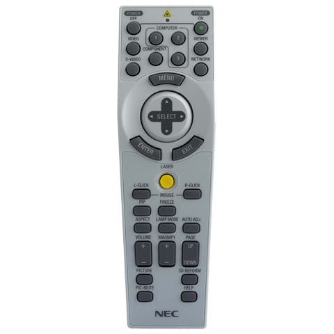 NEC RMT-PJ26 remote control Projector Press buttons