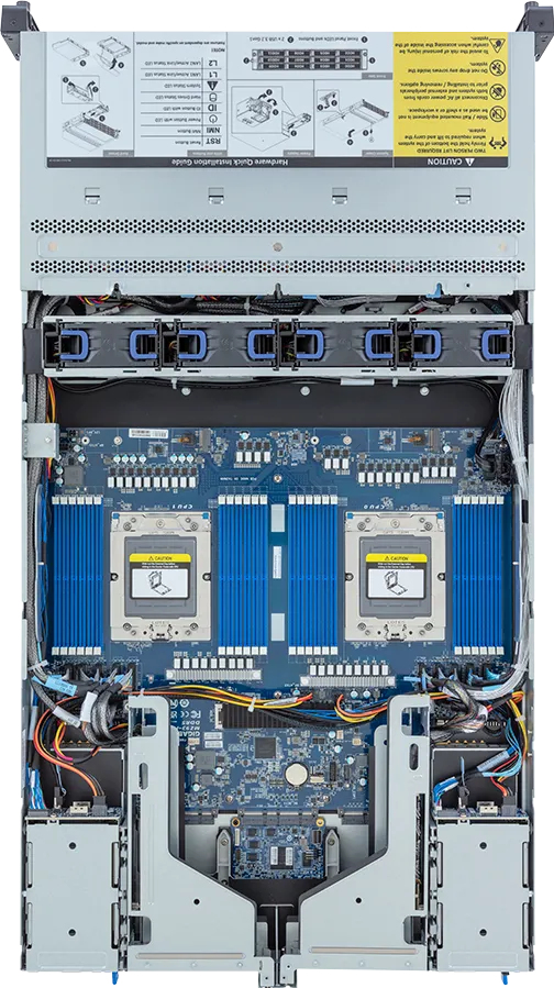 GIGABYTE R283-Z94-AAV1 LGA 6096 Rack (2U) Black, Steel – image 3