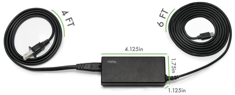 Plugable Technologies USBC-PS-60W power adapter/inverter Black – image 5