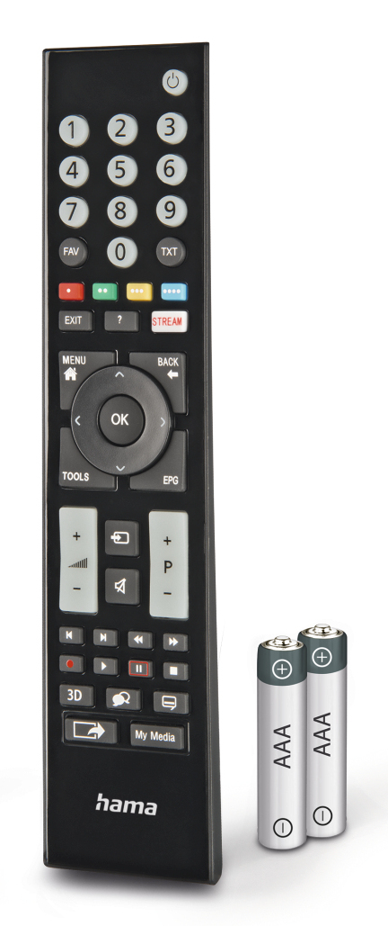 Hama 00221065 remote control IR Wireless TV Press buttons – image 4