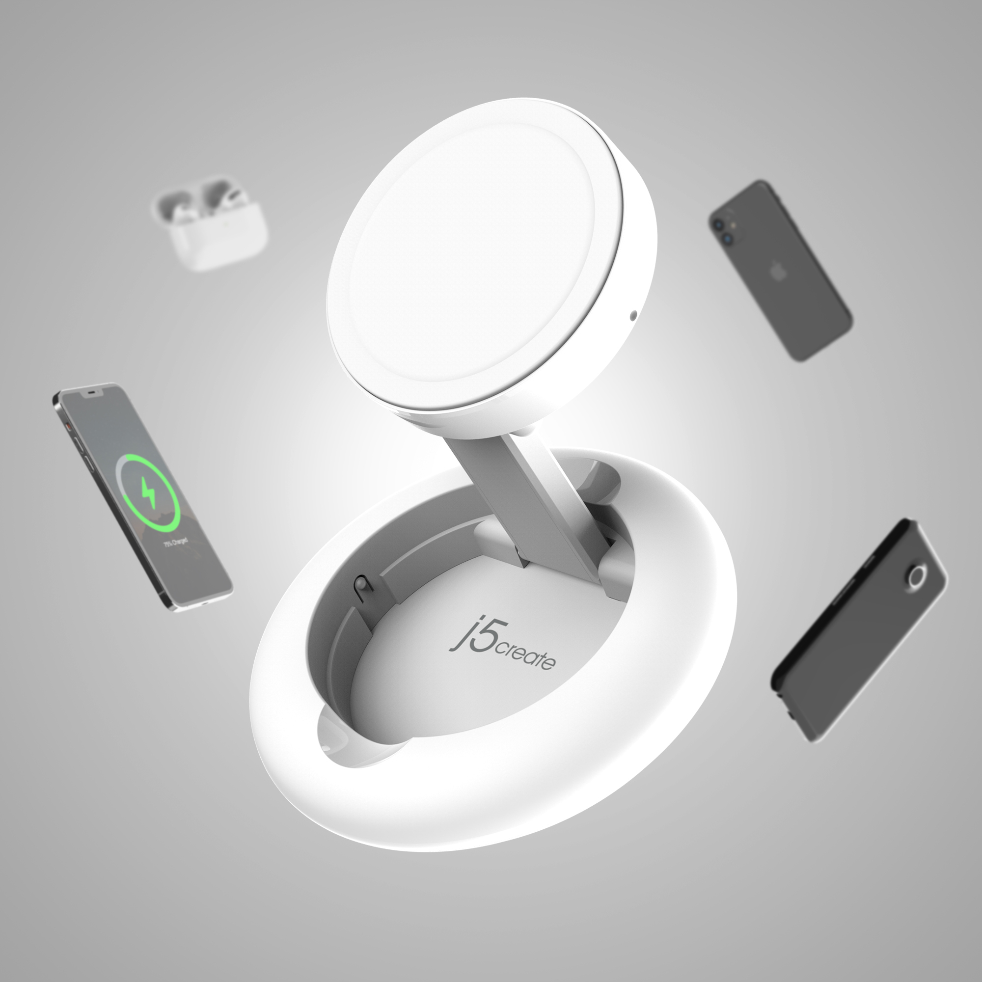 j5create MagSafe 15W Wireless Charging Stand – image 9