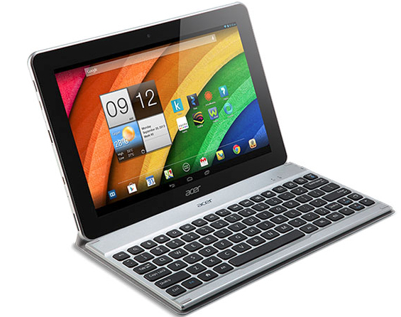 Acer NP.KBD1A.003 mobile device keyboard QWERTZ Bluetooth Silver – image 7