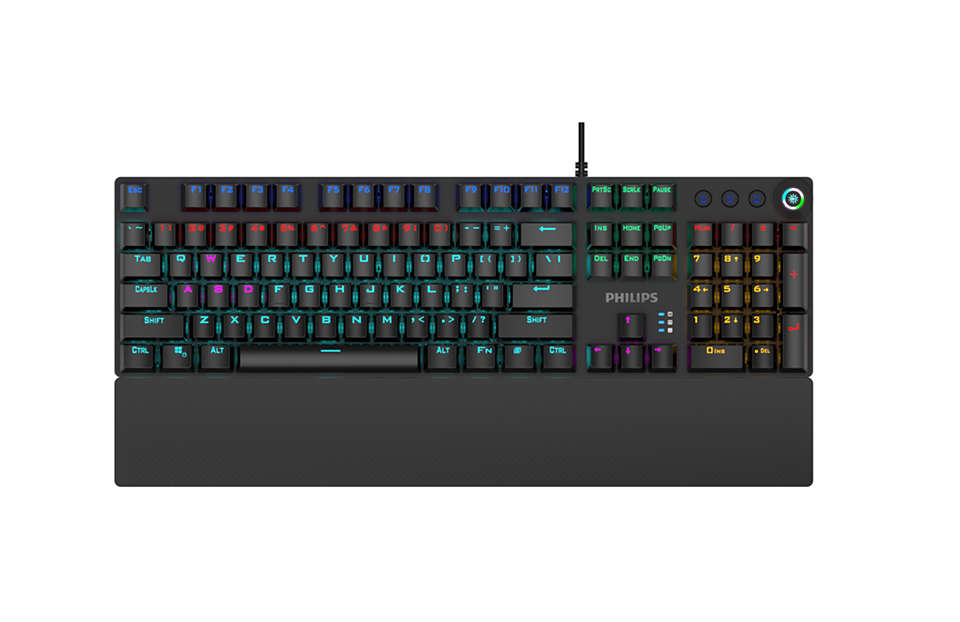 Philips SPK8614/00 keyboard Gaming USB QWERTY Black