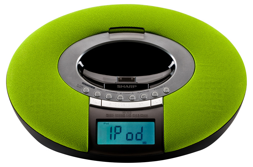 Sharp DK-CL8PHGR docking speaker 2.1 channels
