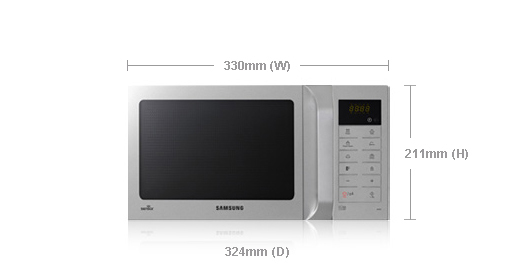 Samsung ME89F-1SS microwave – image 2