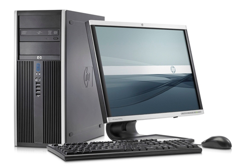 HP 8100 Elite MT + 2x LP2065 – image 1
