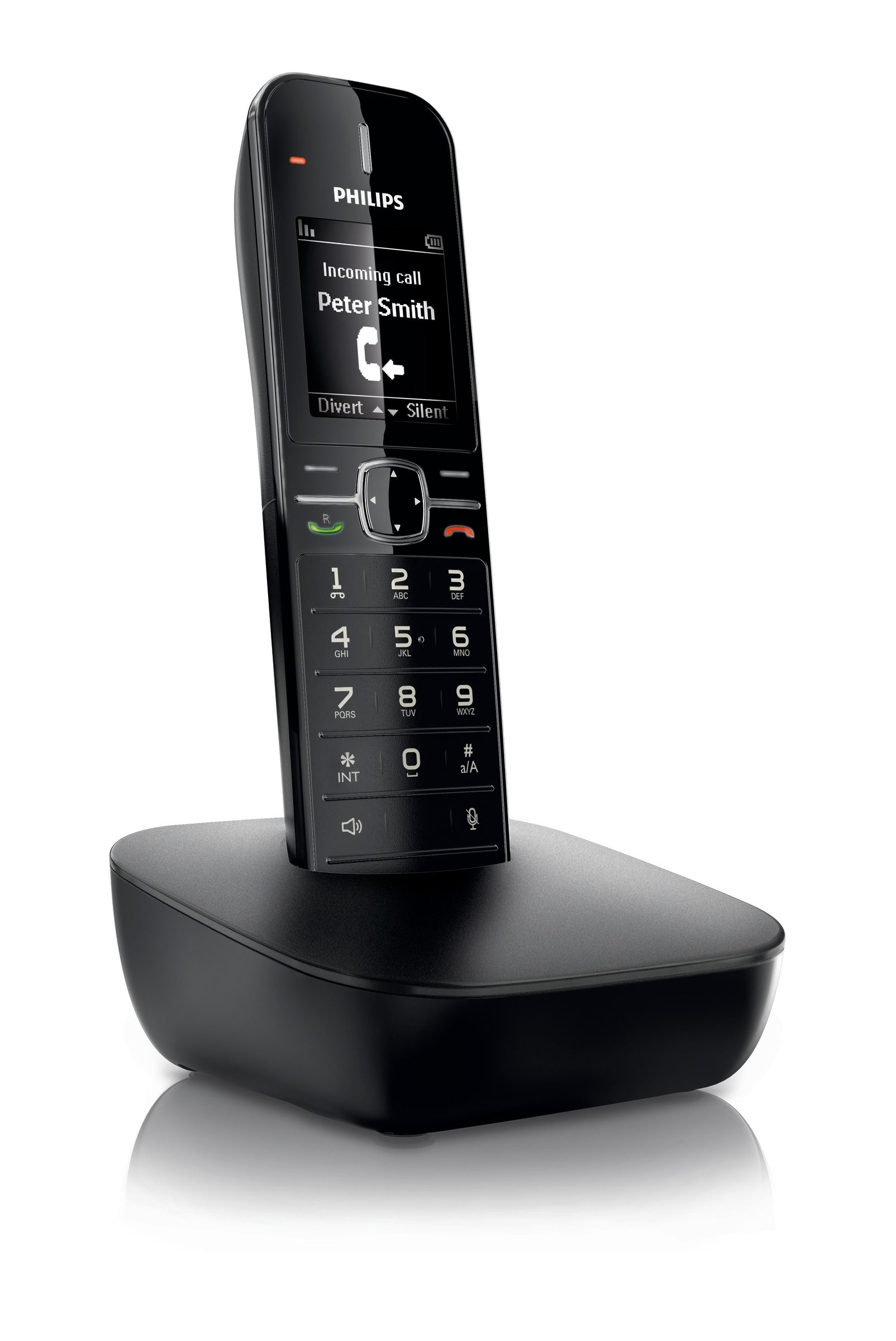 Philips BeNear CD4801B/FR telephone DECT telephone Caller ID Black – image 1