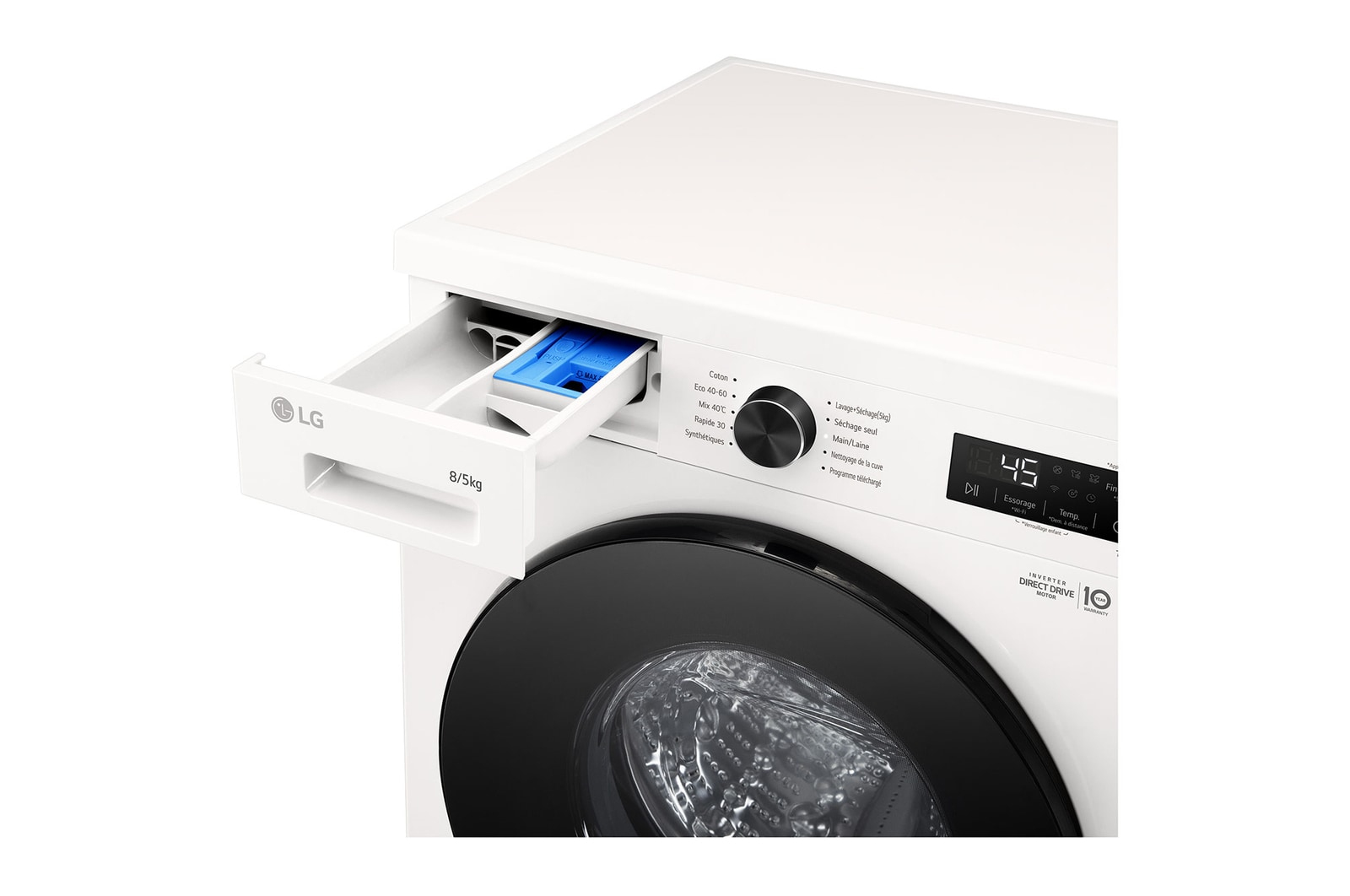 LG F854B16WHS washer dryer Freestanding Front-load White – image 6