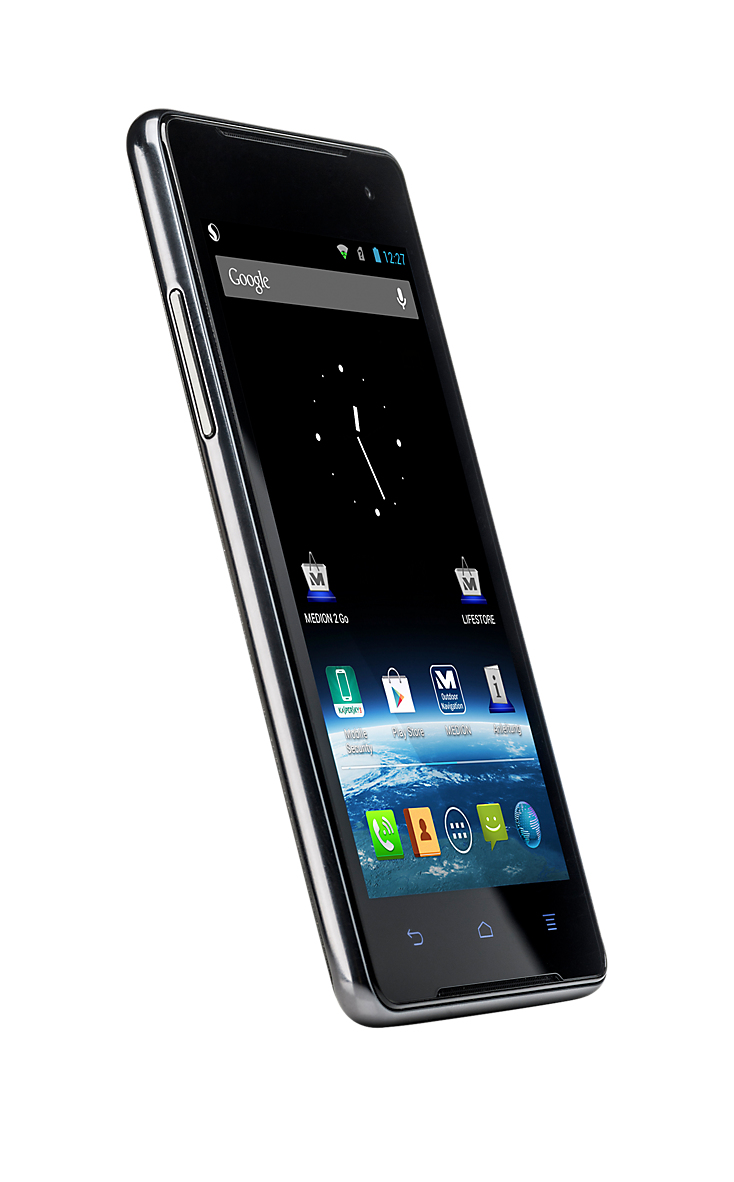 MEDION LIFE P4501 11.4 cm (4.5") Single SIM Android 4.1 3G 1 GB 4 GB 1700 mAh Black – image 2