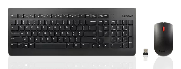 Lenovo 510 Wireless Keyboard and Mouse Combo Spill-Resistant 1200 DPI GX30N81775