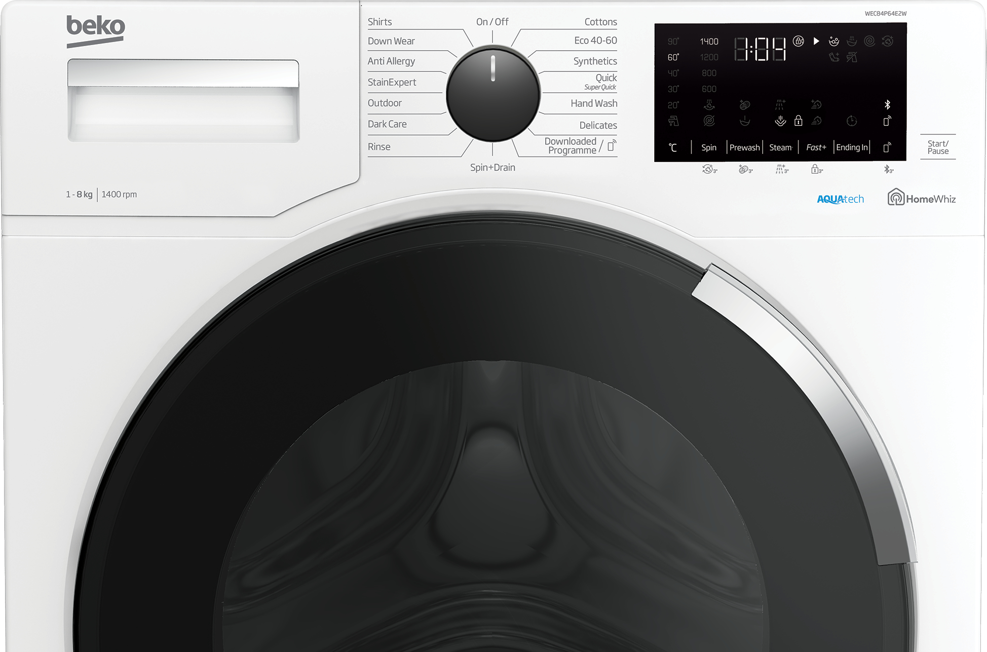 Beko WEC84P64E2W washing machine Front-load – image 4