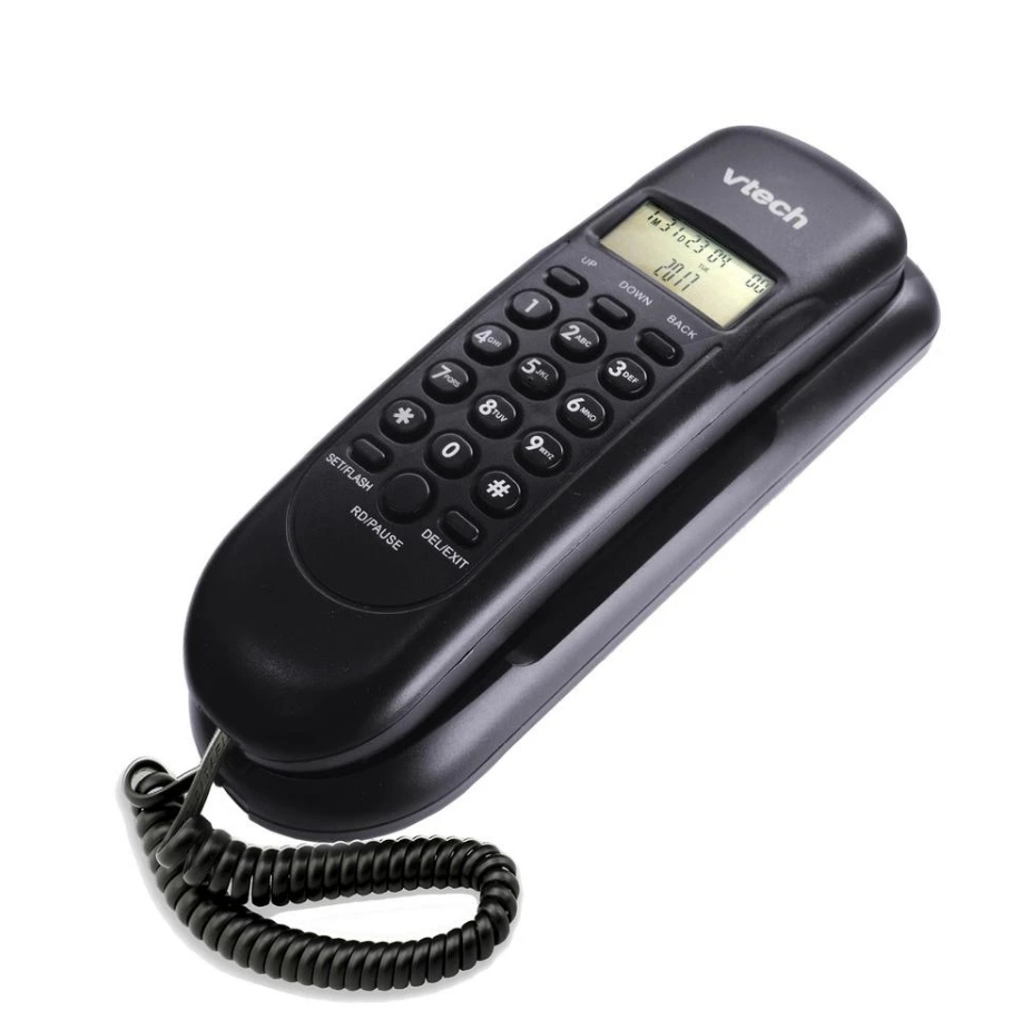 VTech TELVTC50 telephone Analog telephone Black