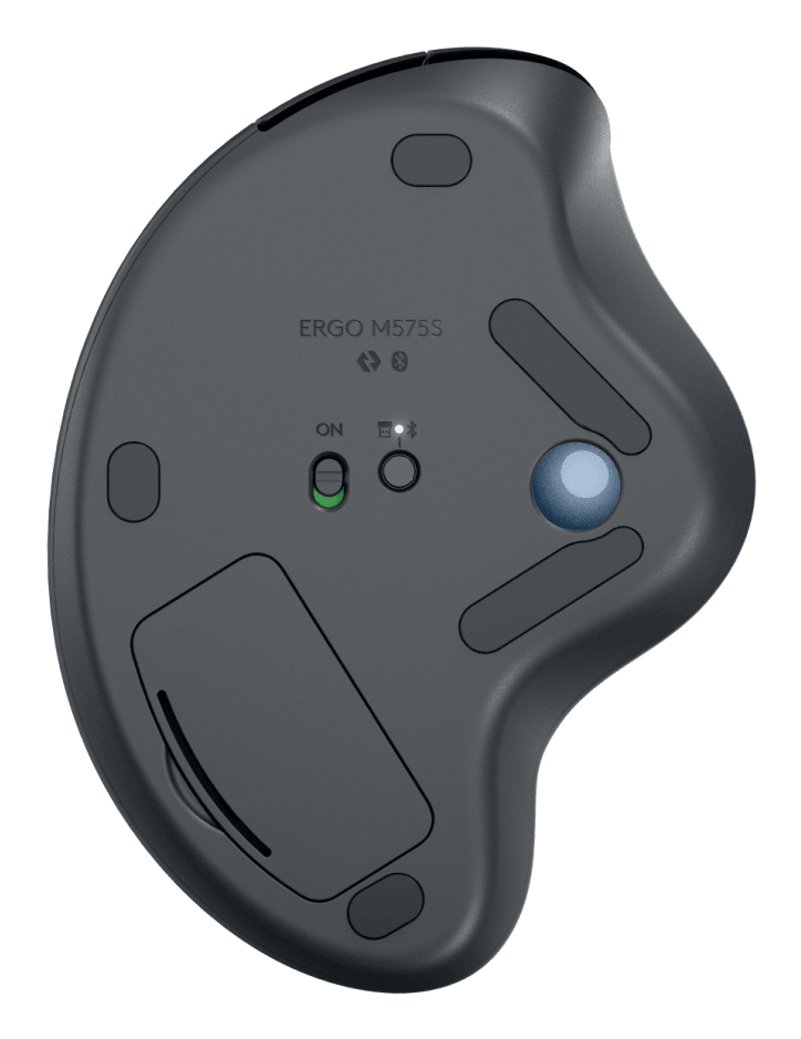 Mouse Logitech ERGO M575S - Inalambrico - USB - Trackball - Grafito - 910-007031 Mouse Logitech ERGO M575S - Inalambrico - USB - Trackball - Grafito - 910-007031