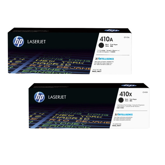 HP 410A/410X Black Original LaserJet Toner Cartridges