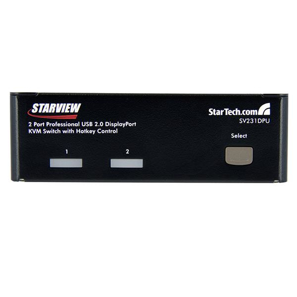 StarTech.com 2 Port Professional USB DisplayPort KVM Switch with Hotkey Control – image 2