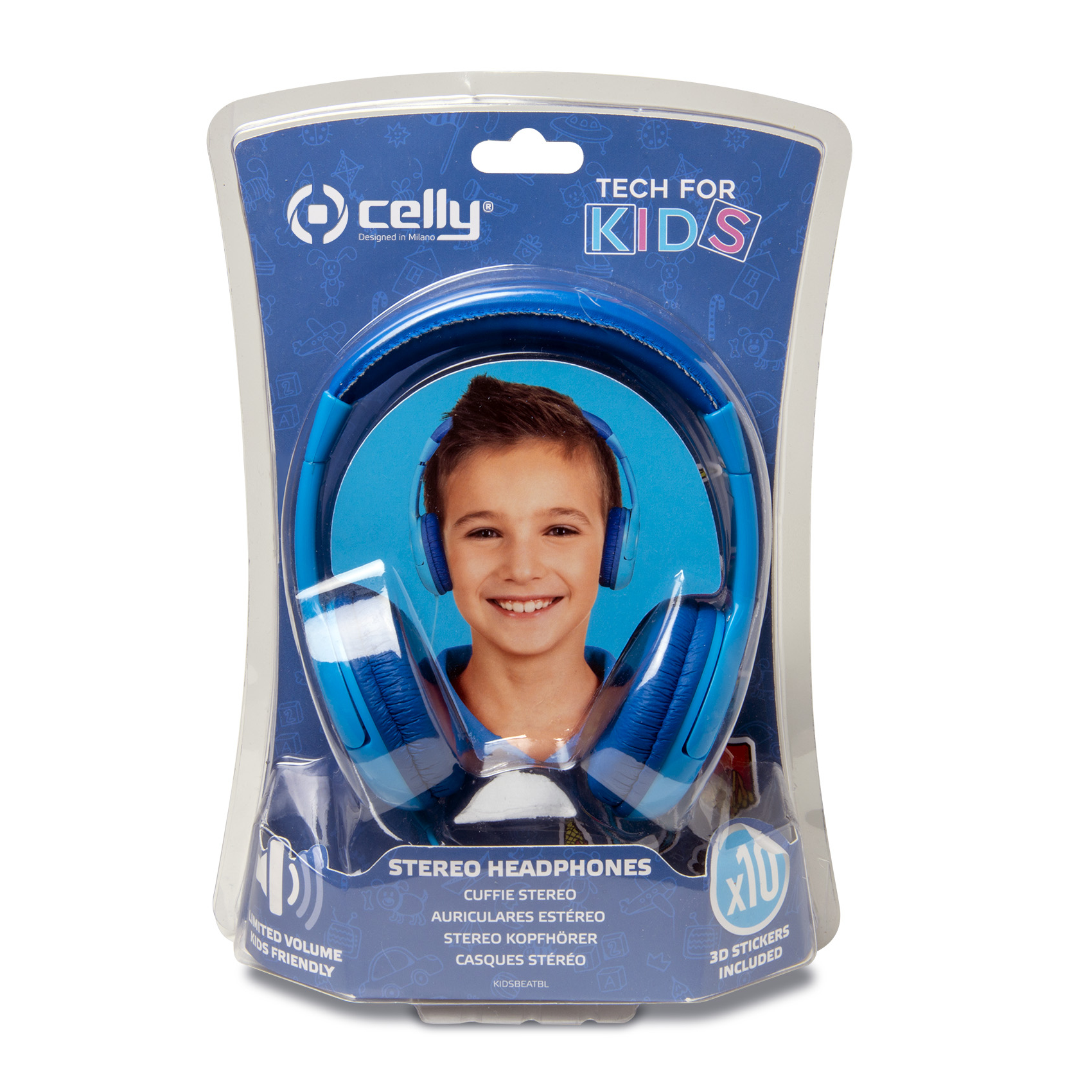Celly KidsBeat Headphones Wired Head-band Blue – image 6