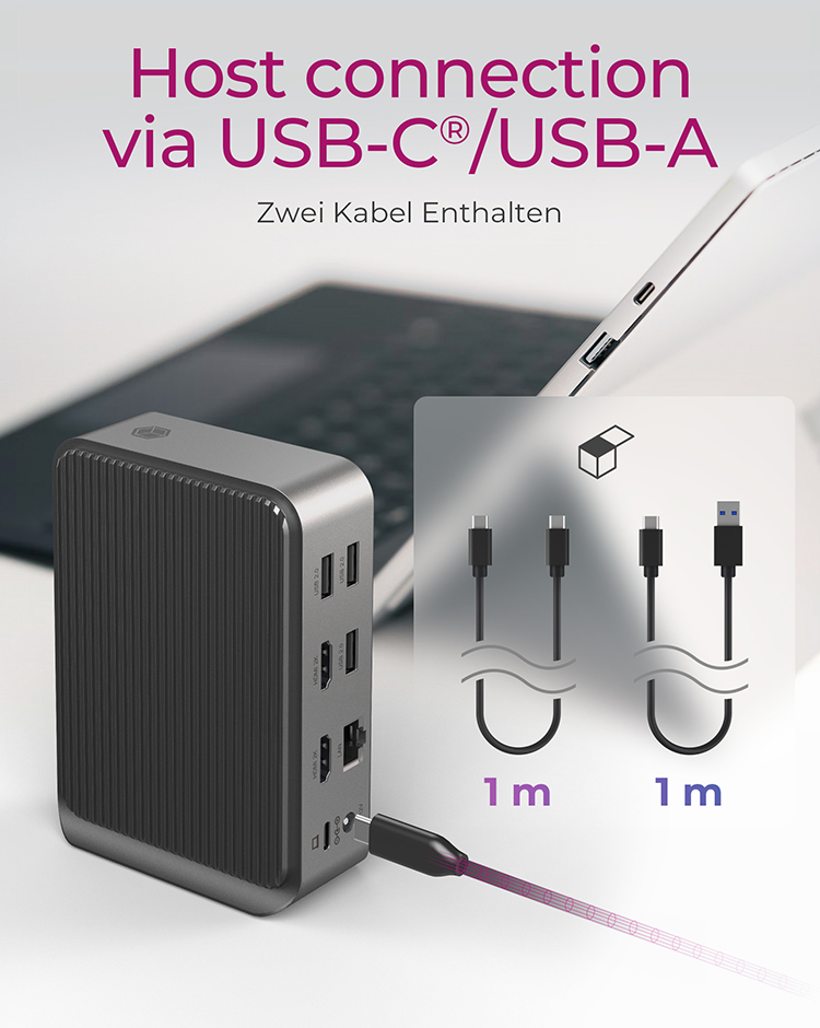 ICY BOX IB-DK2261AC Wireless USB 3.2 Gen 1 (3.1 Gen 1) Type-C Anthracite – image 5