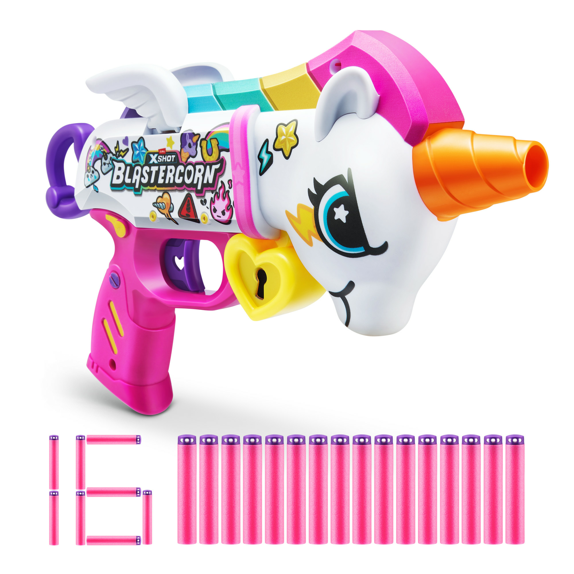 Resim ZURU XSHOT Blastercorn Oyuncak Blaster (16 Dart)