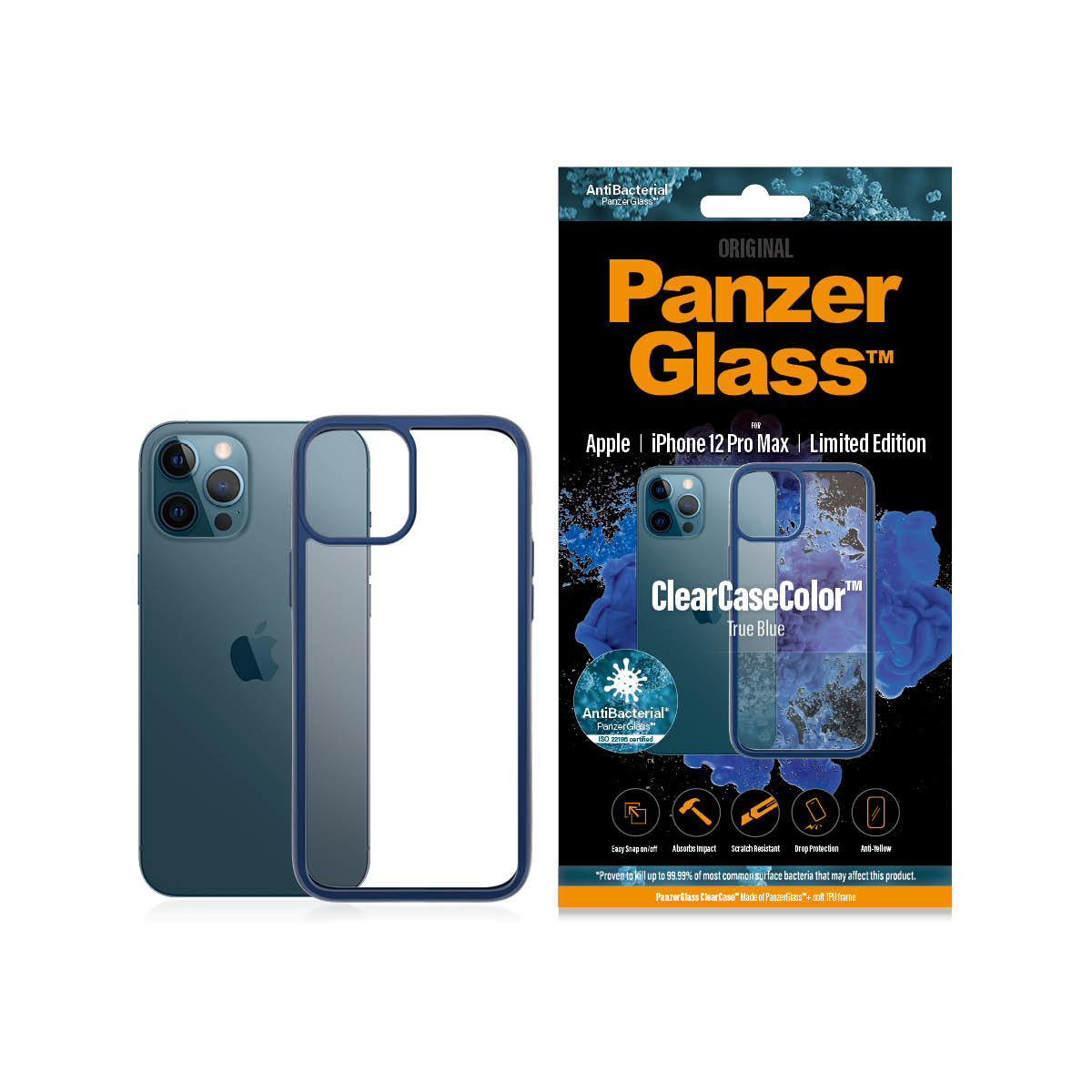 PanzerGlass ® ClearCaseColor™ iPhone 12 Pro Max - True Blue Limited Edition – image 4
