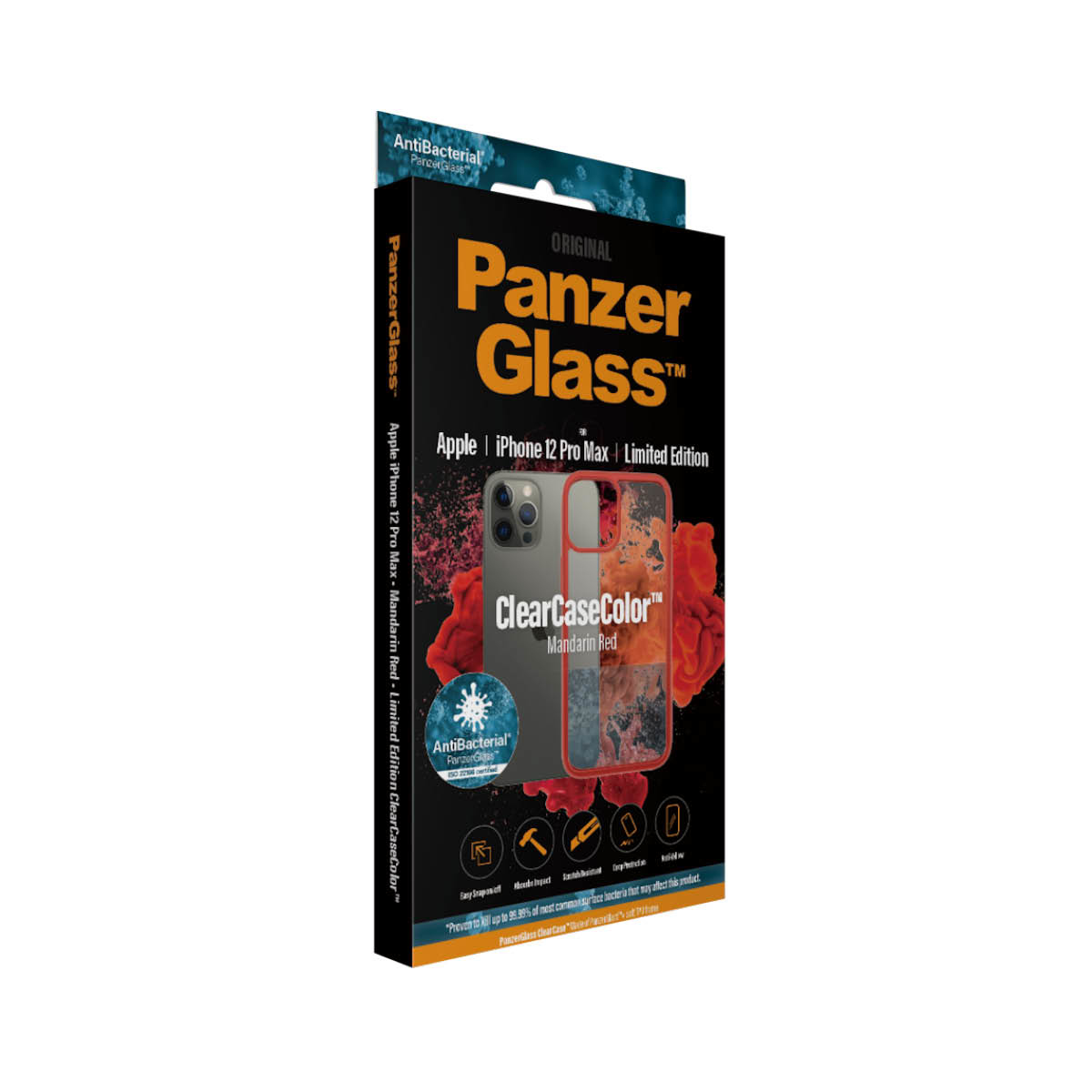 PanzerGlass ® ClearCaseColor™ iPhone 12 Pro Max - Mandarin Red Limited Edition – image 5