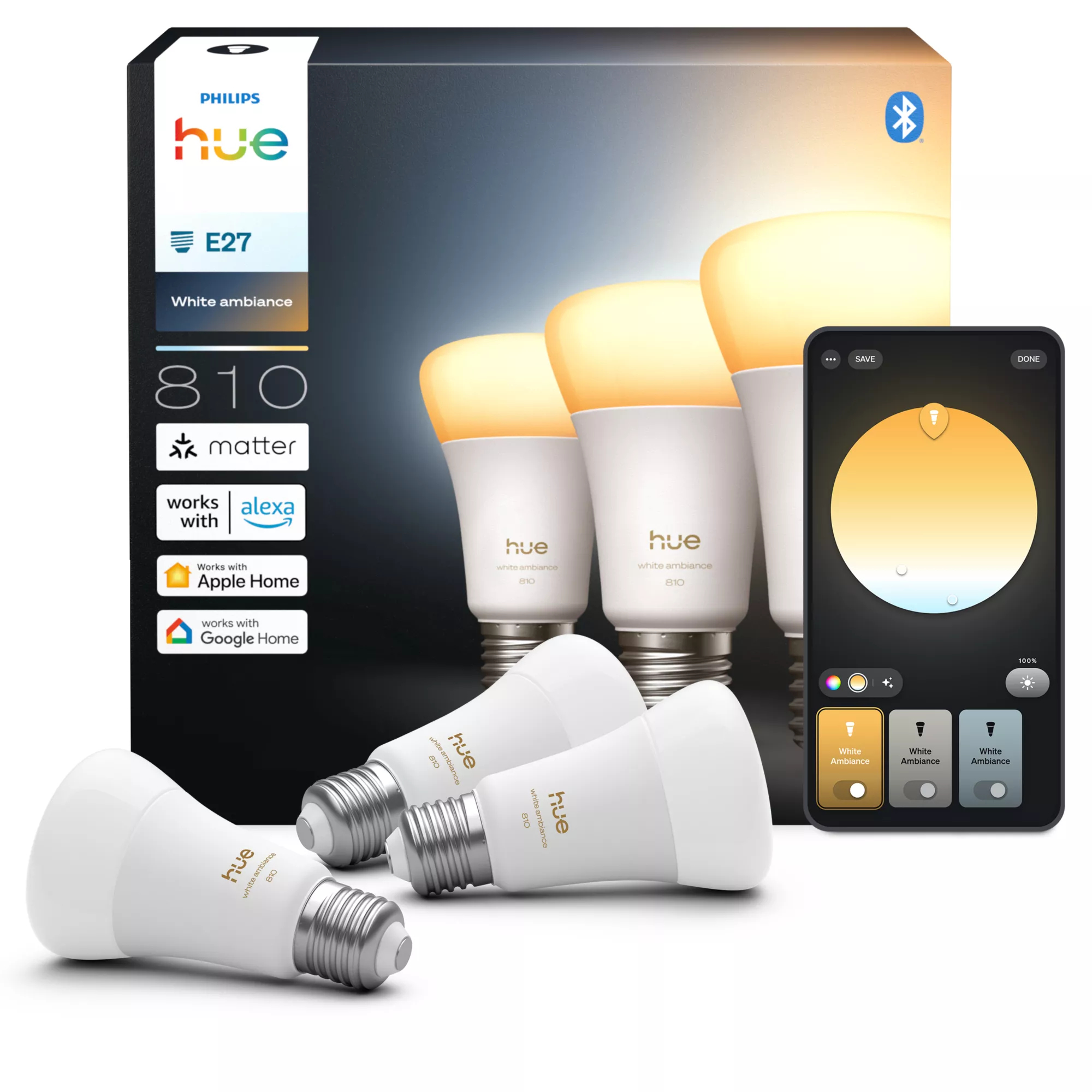 Philips by Signify Philips Hue White ambience A60 – E27 smart bulb – 810 – image 3