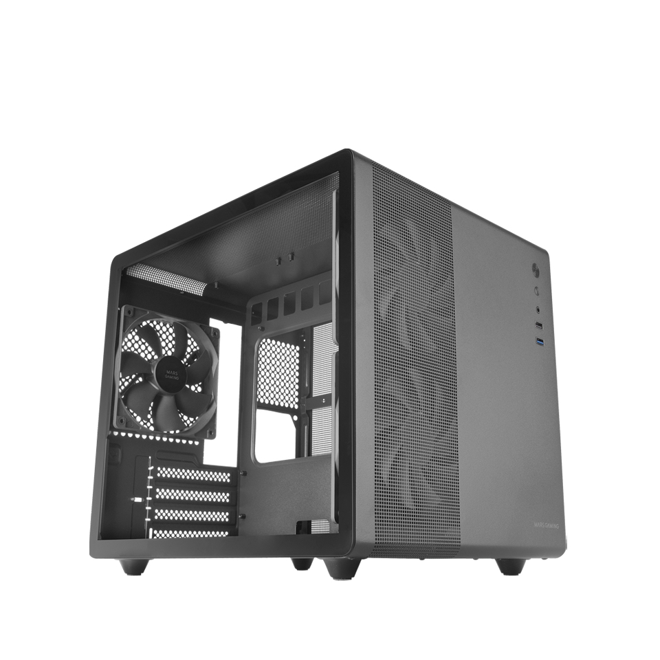 Mars Gaming MC-MPRO Mini Tower Black – image 1