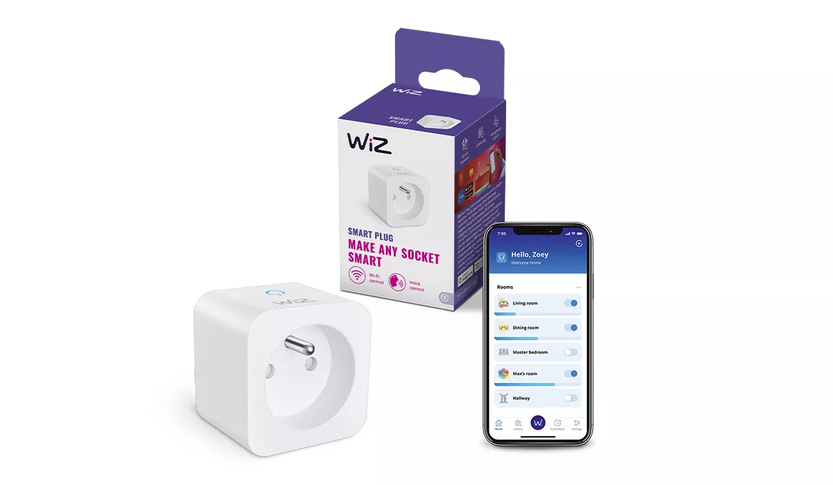 WiZ 8719514866270 smart plug Home, Office White – image 2