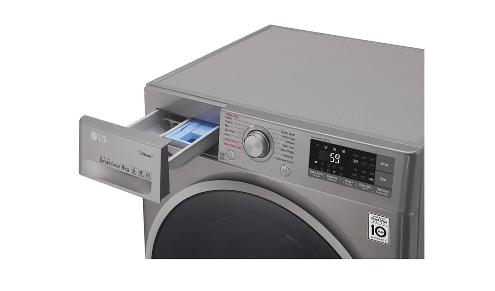 LG F2J7VY8S washing machine Front-load – image 7
