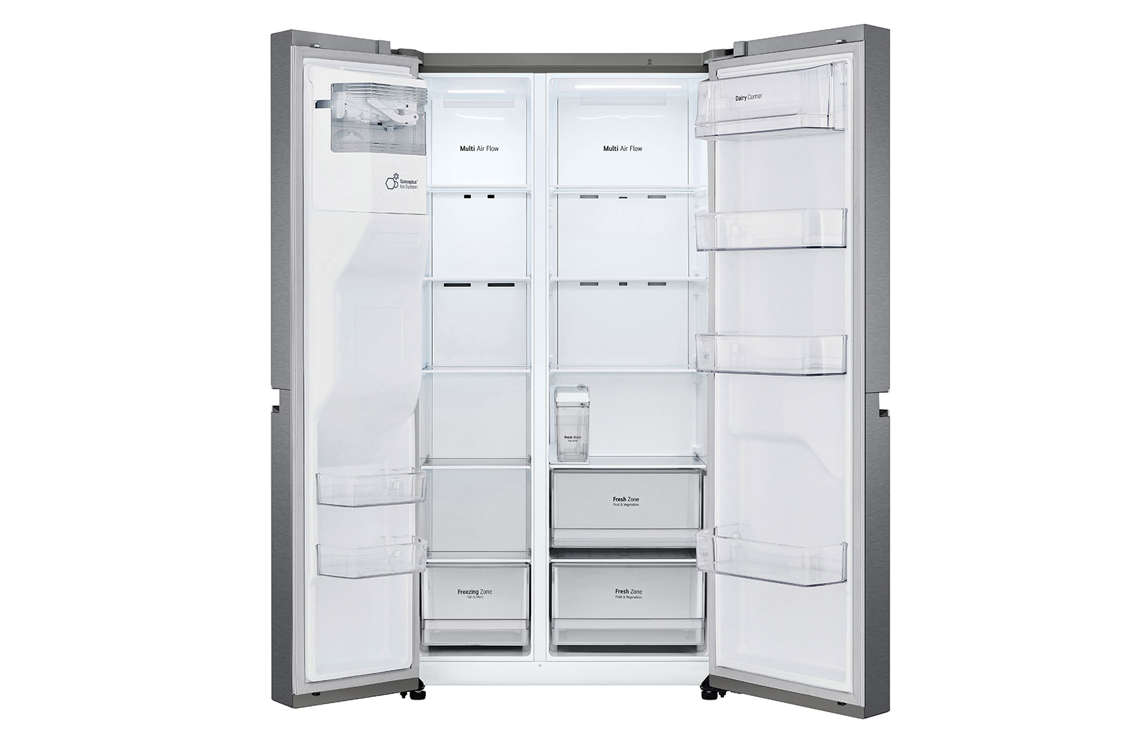LG GSLV31DSXE side-by-side refrigerator Freestanding – image 6