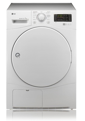 LG RC7020A1 tumble dryer Freestanding Front-load
