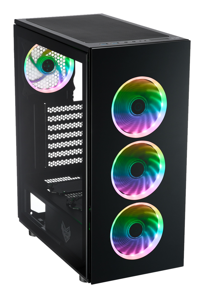FSP CMT340 computer case Midi Tower Black image 1