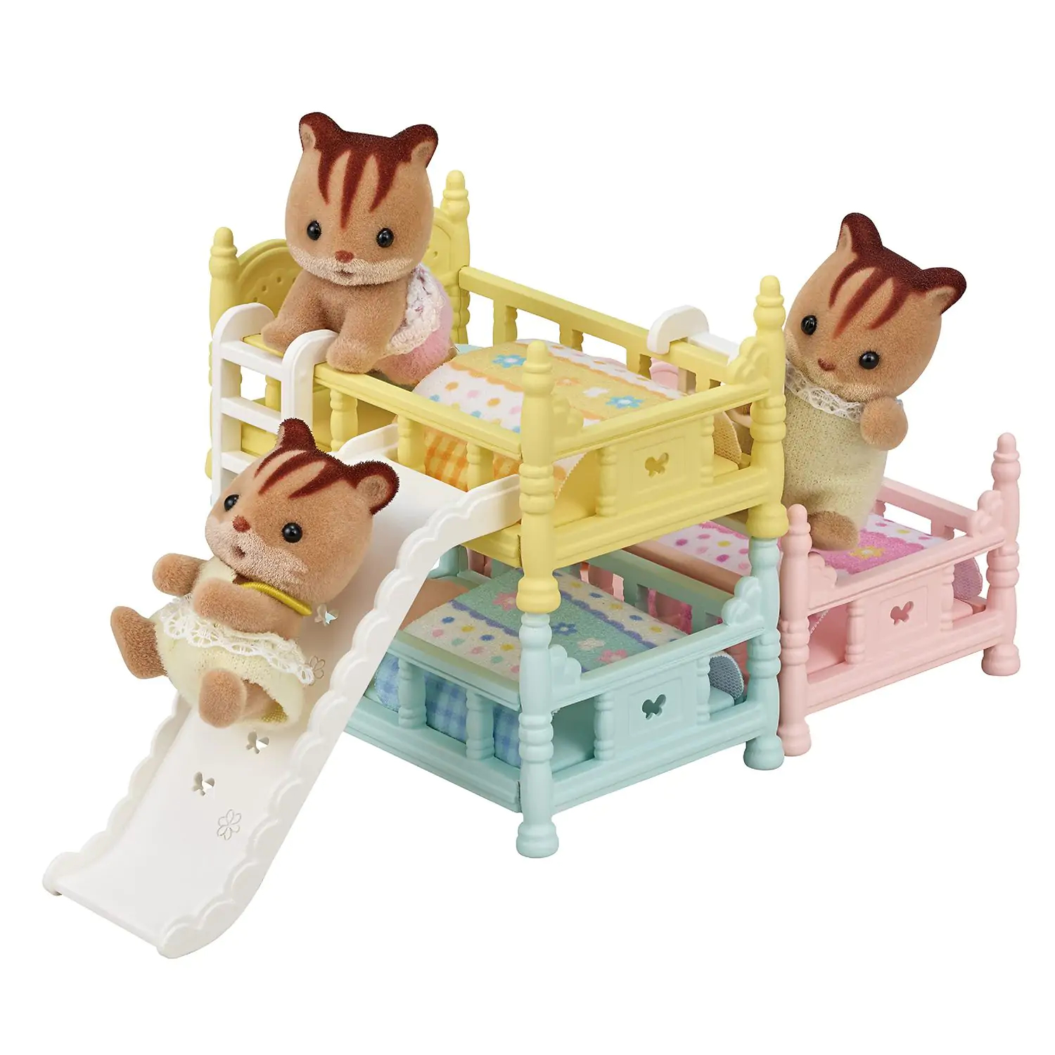 Resim Sylvanian Families Üç Katlı Ranzalar, Çok Renkli Plastik Yapı Oyuncağı