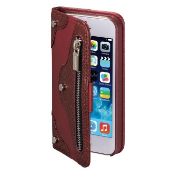 Hama Zipper mobile phone case Folio Brown – image 2