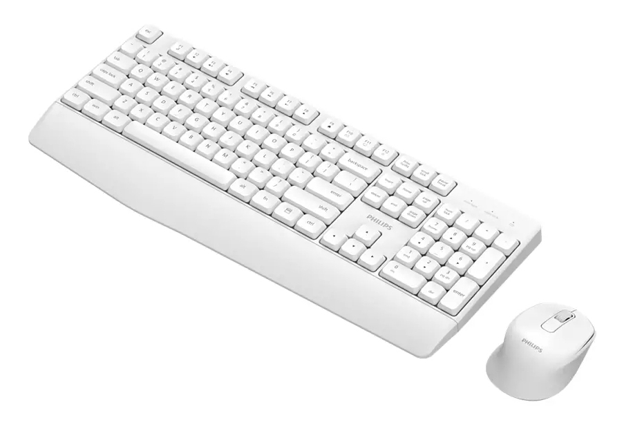 Philips 3000 series SPT6348W/93 keyboard Mouse included Home/Office RF Wireless White – image 4