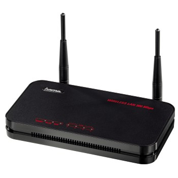 Hama 00053134 wireless router Black