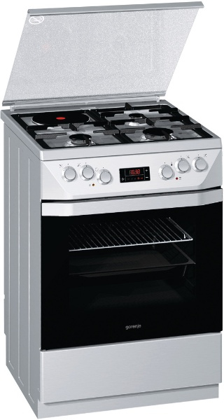 Gorenje K65333BX0 cooker Freestanding cooker Electric Combi Stainless steel