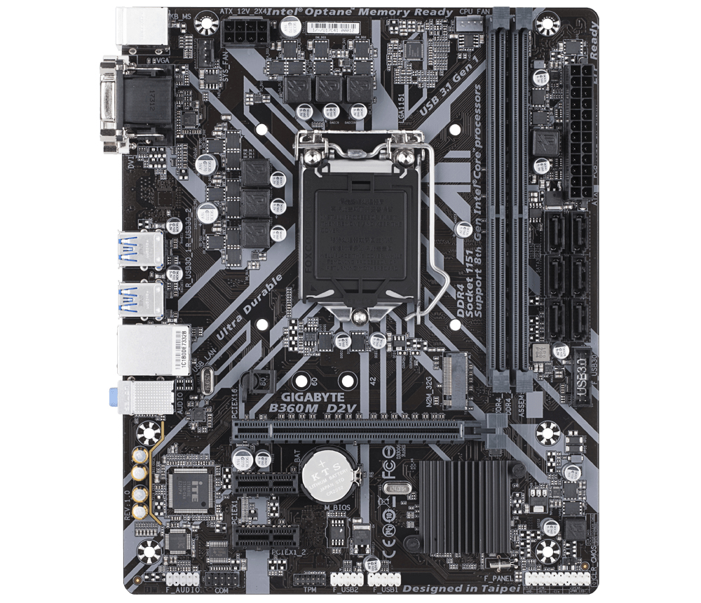 GIGABYTE B360M D2V – image 5