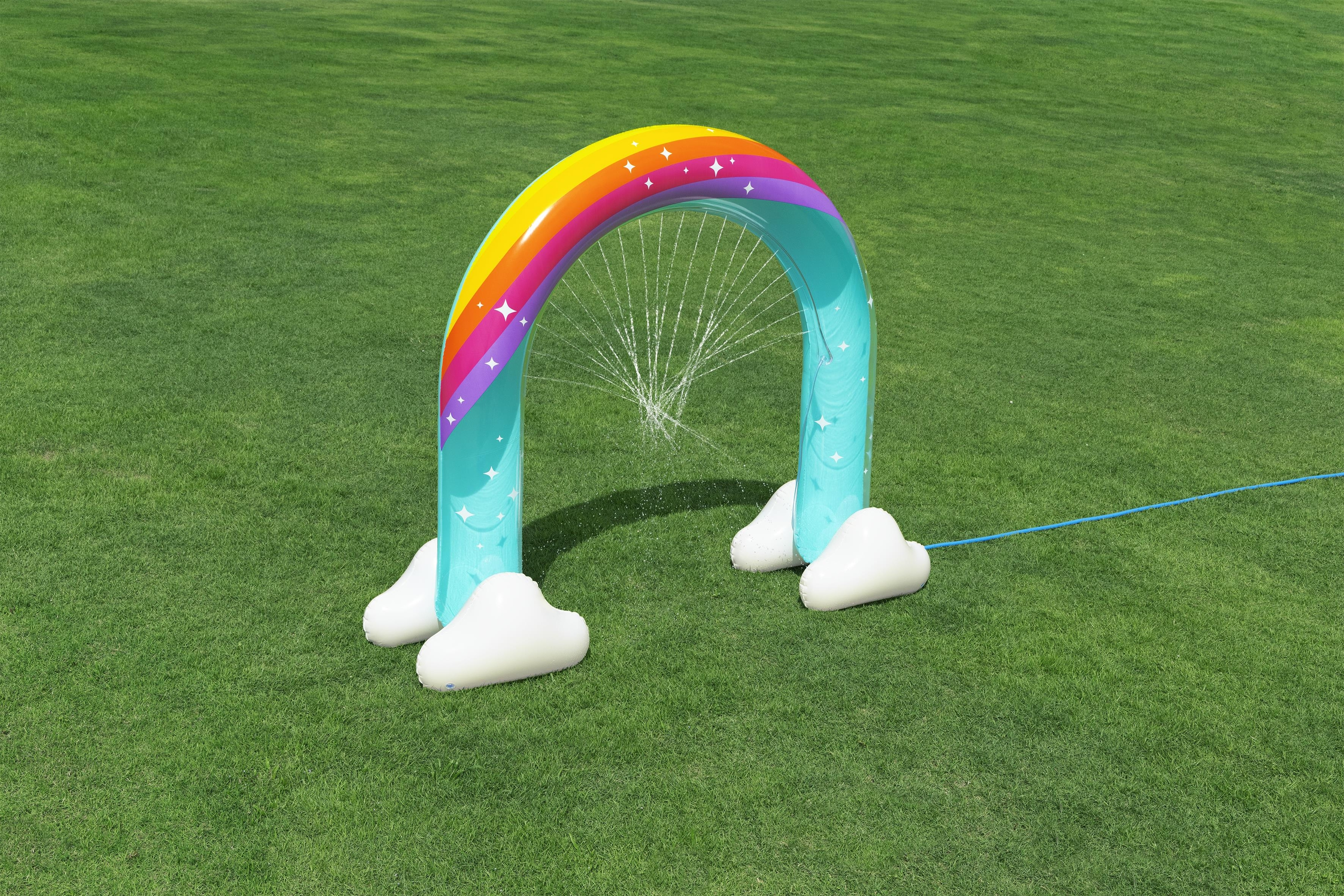 Resim Bestway Jumbo Rainbow Dreams Şişme Fıskiye 2,21 m x 71 cm x 1,93 m