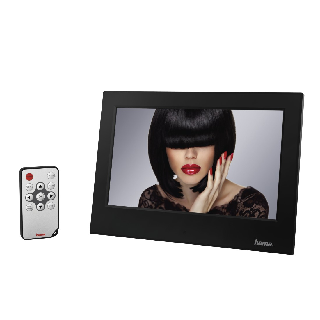 Hama 7SLB digital photo frame Black