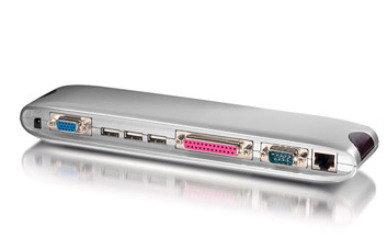 Equip USB 2.0 Dockingstation 9/1 LAN + VGA – image 2