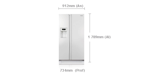Samsung RSA1UTWP side-by-side refrigerator – image 2